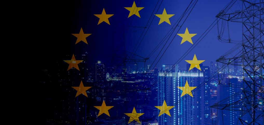 European,Energy,Crisis.,Cityscape,And,Electricity,Pylon.,Infrastructure,Vulnerability.,Blackout